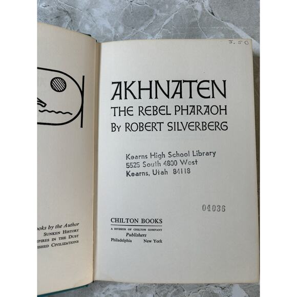 FIRST EDITION 1964 Akhnaten, The Rebel‎ Pharaoh by Robert Silverberg - GOOD - Picture 3 of 7